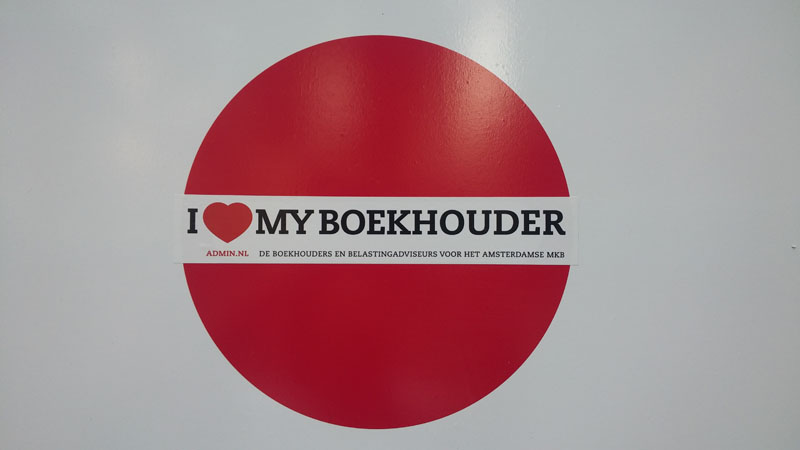 11. www.admin.nl - I love my boekhouder - sticker - stopbord - Nippon - redsun - administratiekantoor - Amsterdam - Weesperplein - ZZP - .jpg
